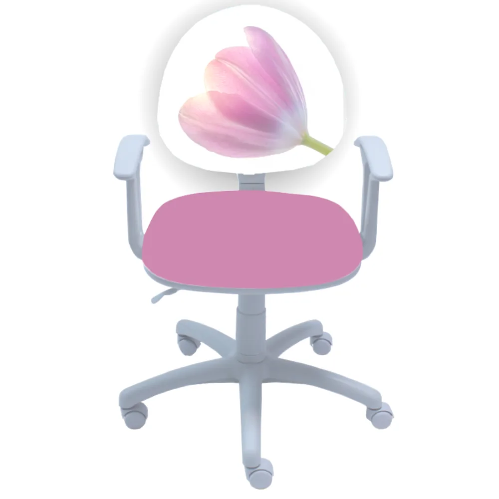 Детски стол Smart White Flower