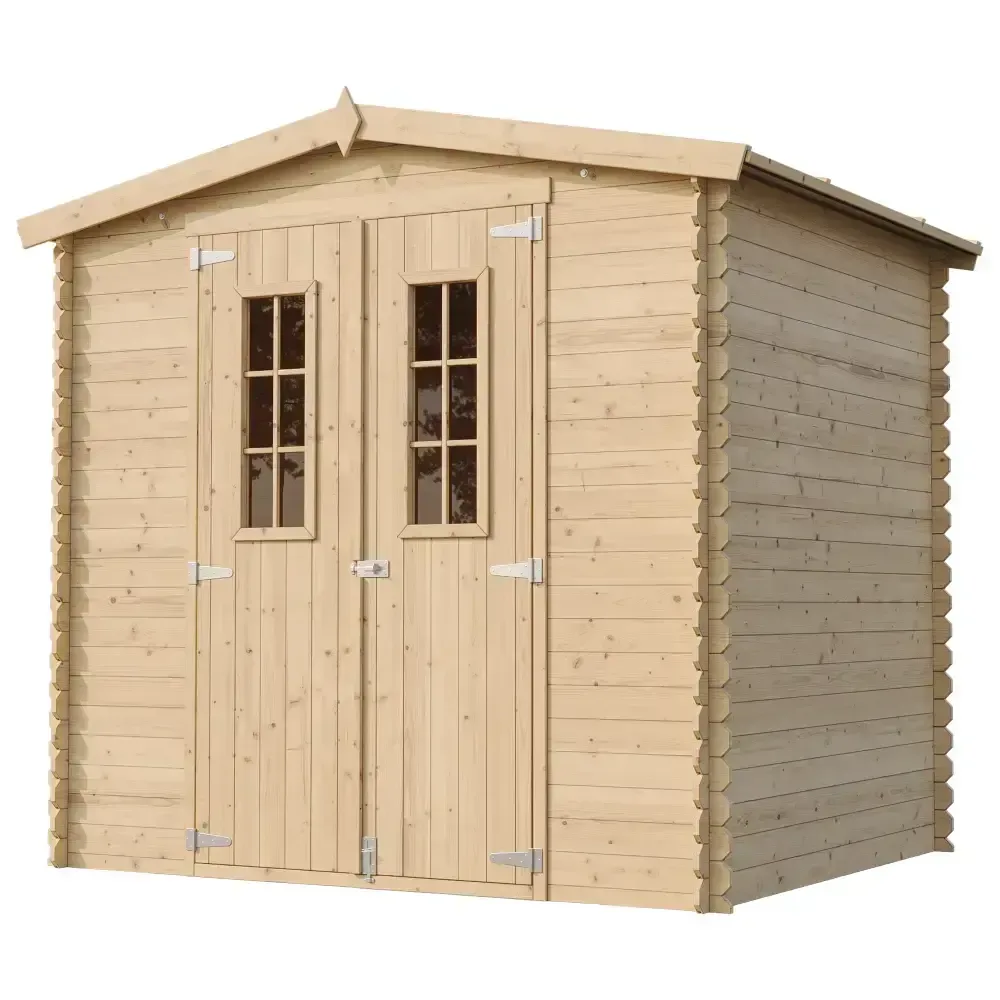 Дървена барака с под – 220 × 220 см – 4 м², снимка 3
