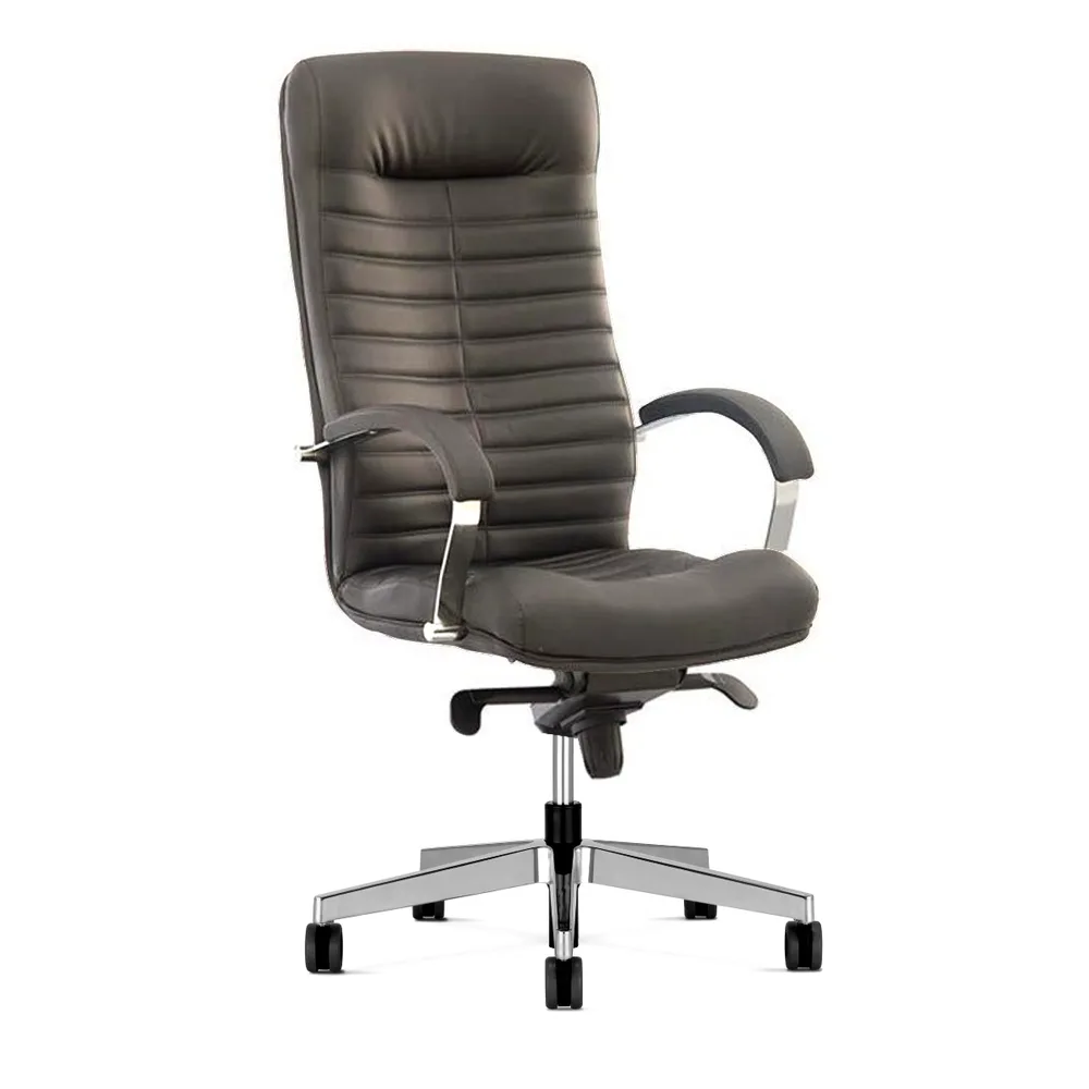 Мениджърски стол Orion Steel Leather SD – тъмносив (SD19)