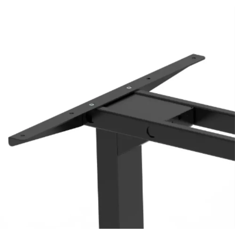 Основа за бюро Ergo Desk с ел. регулация – бял метал, снимка 6
