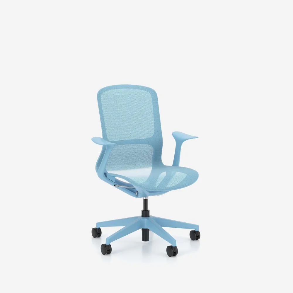Работен стол Airi Mesh – JM51 Black, снимка 4