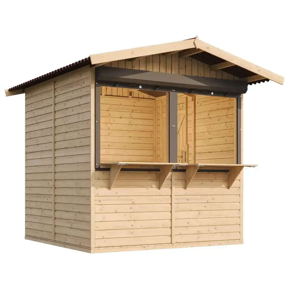 Дървен щанд – 205 × 199 см – 4 м² – код TTM149Z, снимка 4