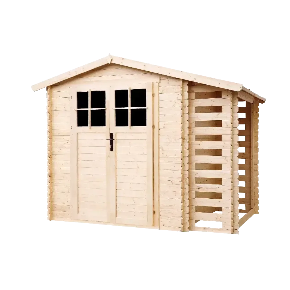 Барака с навес - 256 × 200 см – 5 м² – код TTM386F