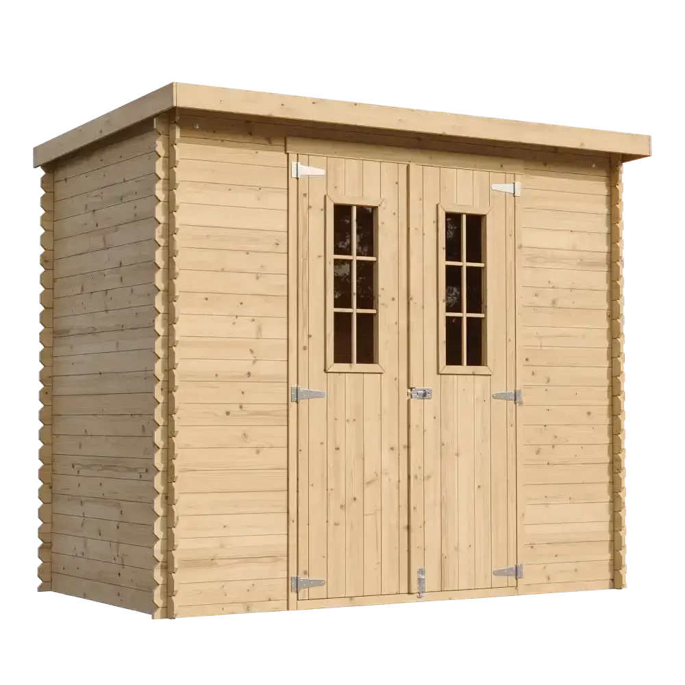 Дървена барака без под – 235 × 130 см – 3 м²