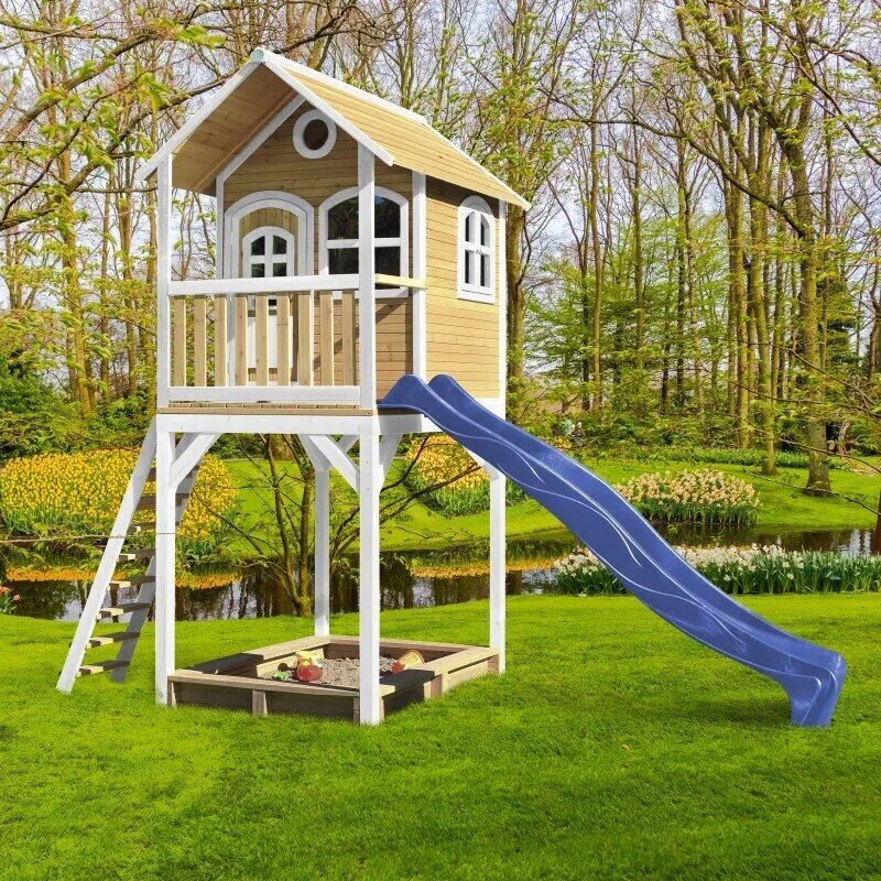 Къща за игра Romy, AXI с пясъчник, Blue Slide, снимка 2
