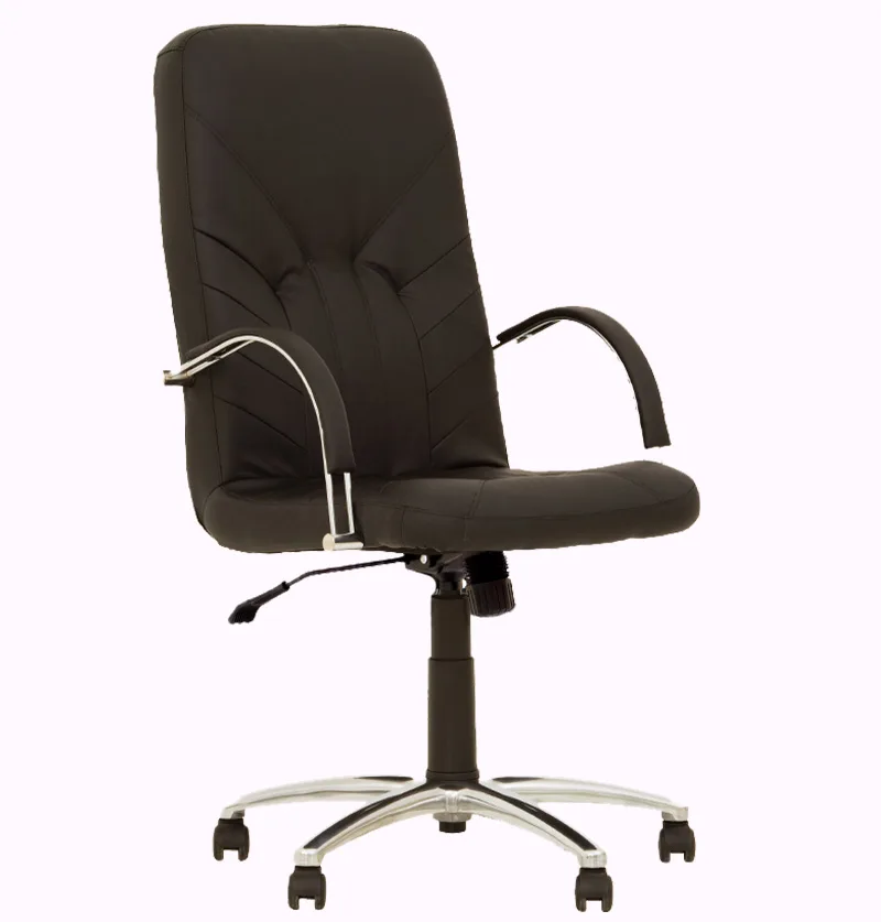 Мениджърски стол Manager Steel V – бордо (V16), снимка 9