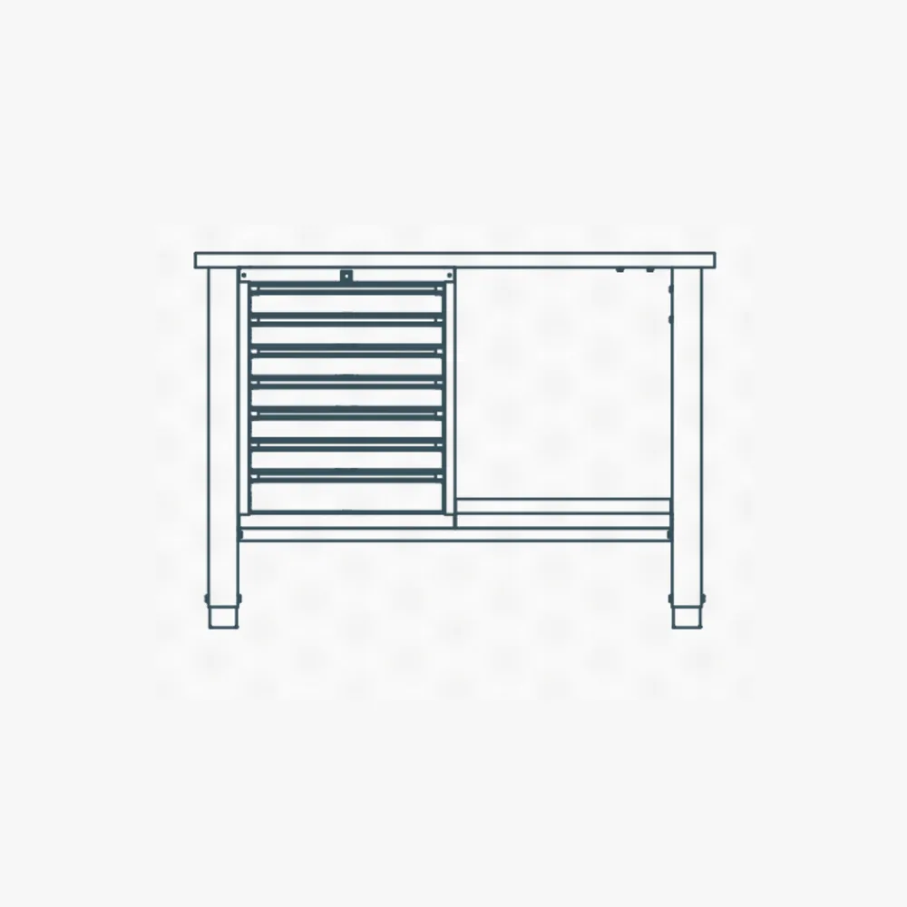 Работна маса SWT 12/8, снимка 3