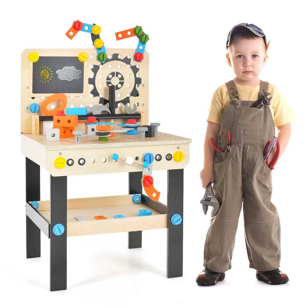 Детска работилница за ролева игра с инструменти и 75 аксесоара, снимка 3