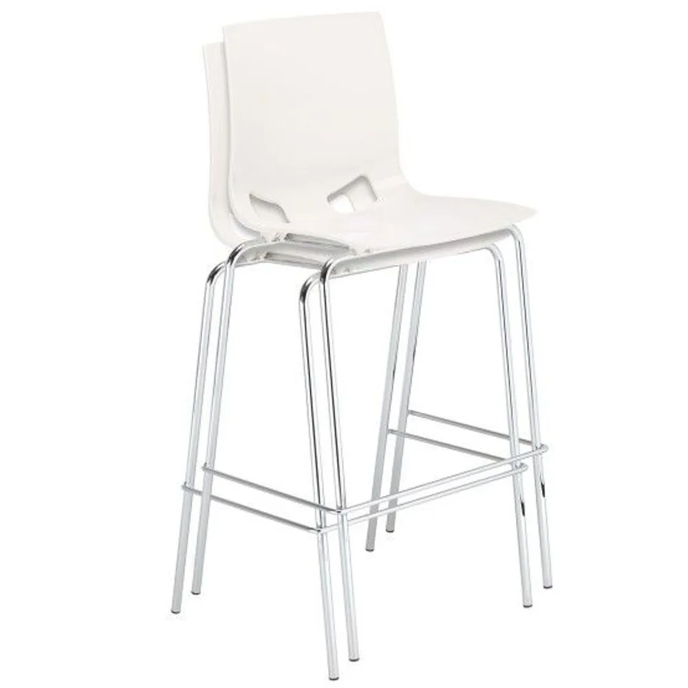 Бар стол Fondo Hocker – Gloss Orange, снимка 6