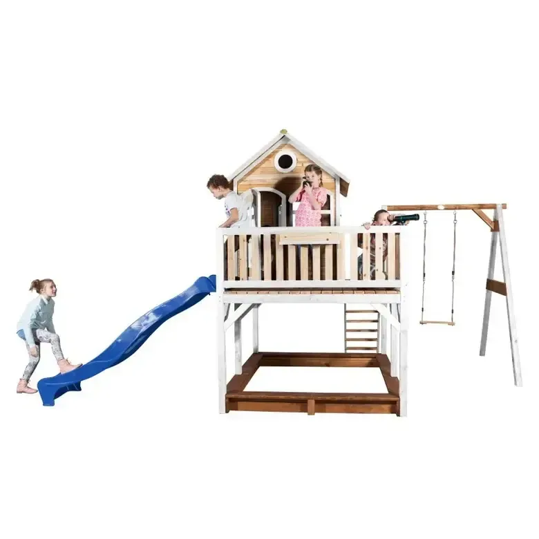 Мега Къща Liam, Axi с катерушка и 1 люлка - Blue Slide, снимка 7
