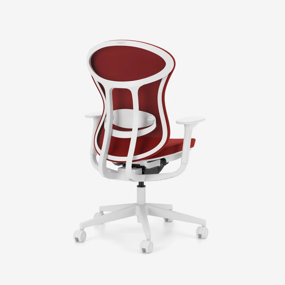 Работен стол Prox MESH WHITE, снимка 4