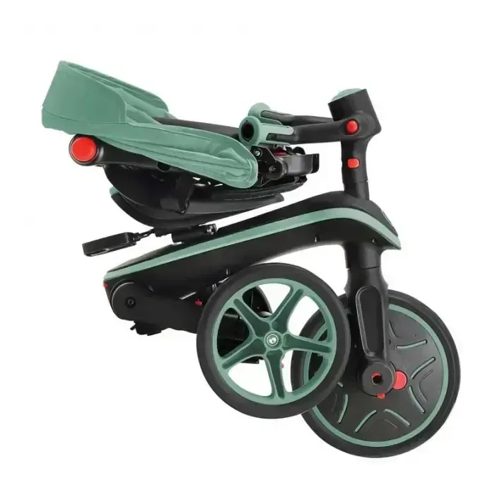 Детска триколка 4 в 1 GLOBBER EXPLORER TRIKE FOLDABLE, сгъваема, цвят маслина, снимка 8