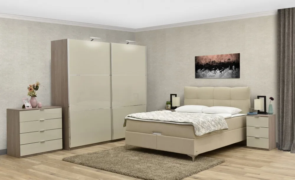 Гардероб ELEGANCE 230 – бял гланц, снимка 5