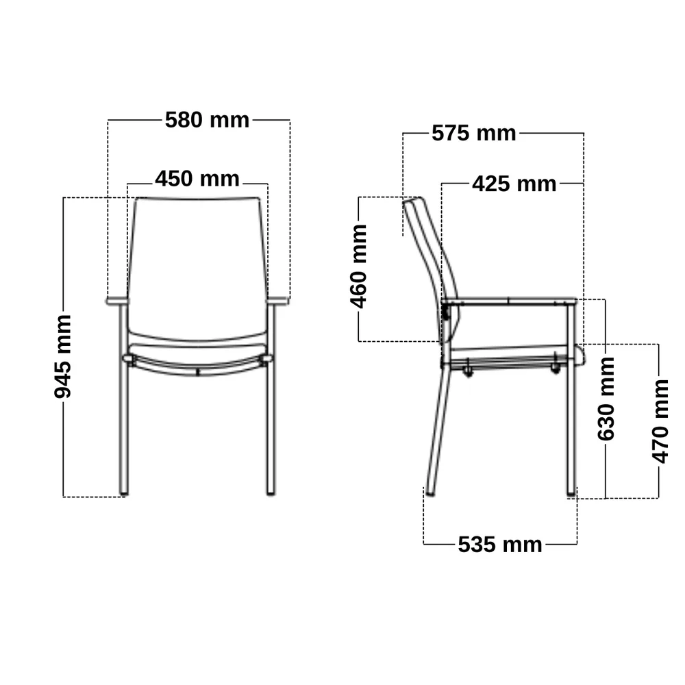 Конферентен стол Zen HB Arm, снимка 5