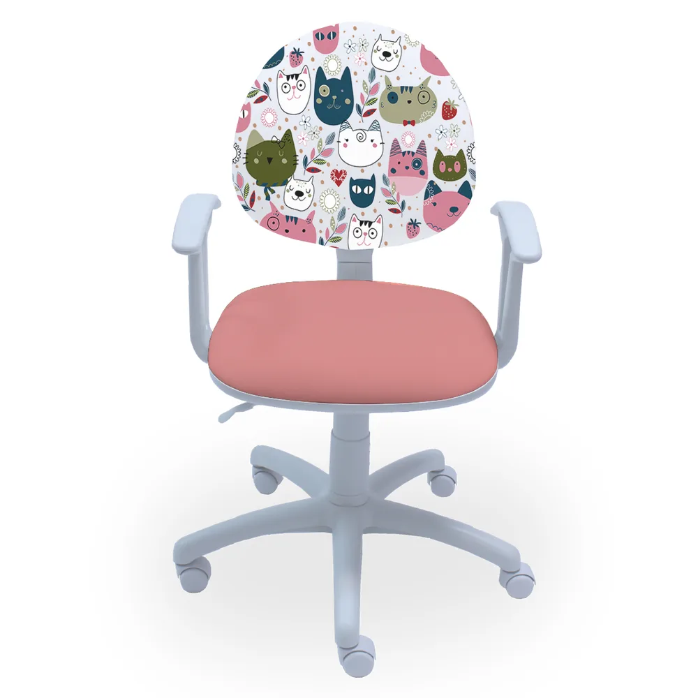 Детски стол Smart White Cats