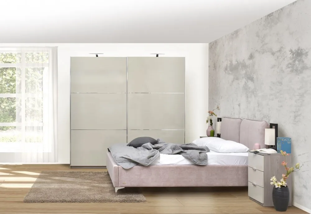 Гардероб ELEGANCE 230 – бял гланц, снимка 6