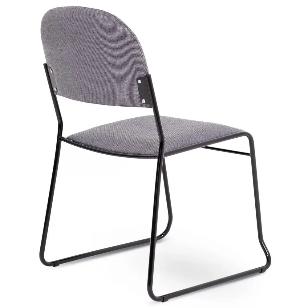 Посетителски стол Vesta Black CFS, снимка 3