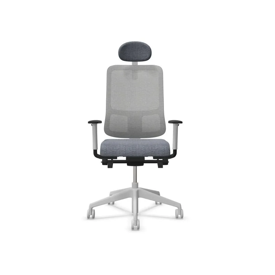 Работен стол Utila Grey Mesh HRUA3, снимка 2