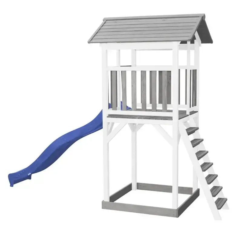 Кула за игра Beach Tower Сиво/Бяла, снимка 3
