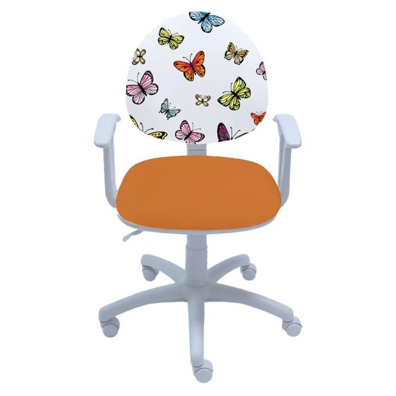 Детски стол Smart White Butterfly