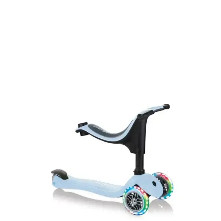 Тротинетка Globber 4 в 1 GO UP Sporty Lights - Пастелно синя, снимка 6