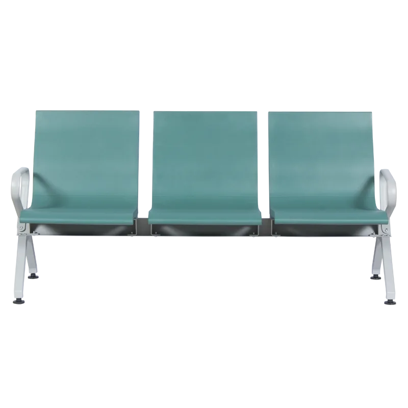 Посетителска пейка с 3 места Carmen CR-1037-3 - зелена, снимка 2