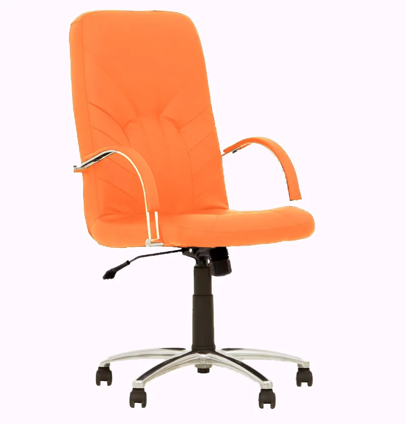 Мениджърски стол Manager Steel V – бордо (V16), снимка 8
