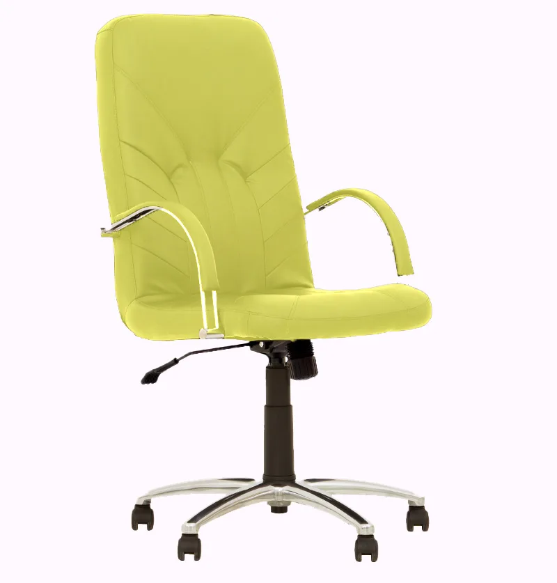 Мениджърски стол Manager Steel V – бордо (V16), снимка 7