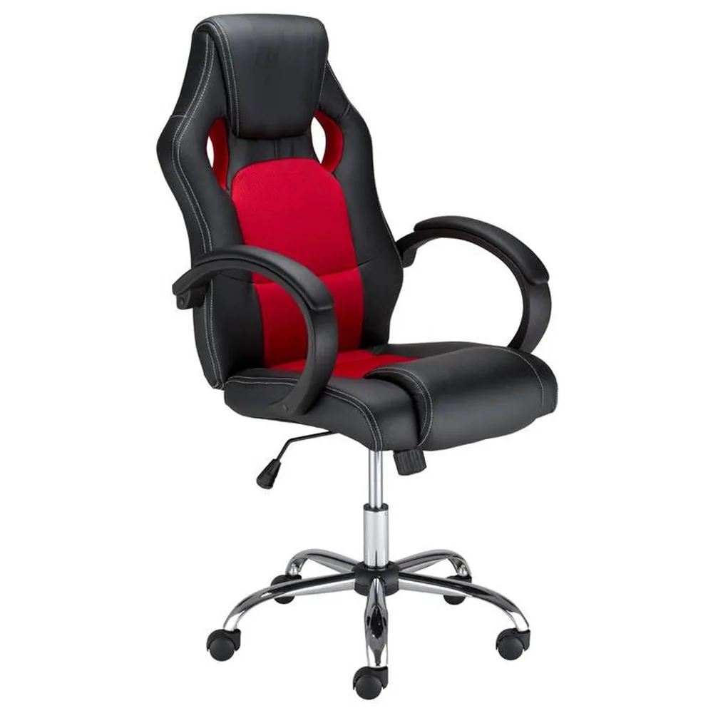 Геймърски стол Race Steel – Race Red