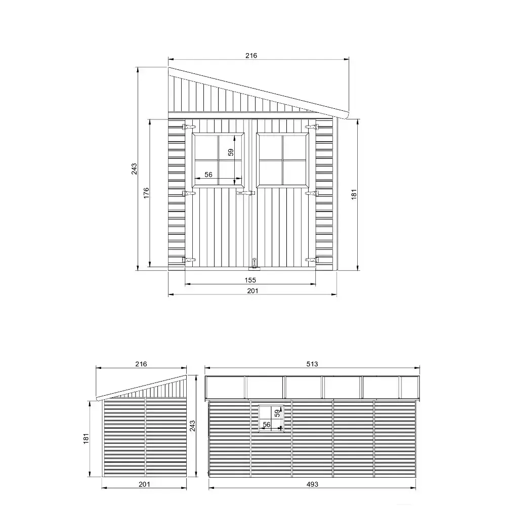 Барака - 201 × 493 см – 10 м², снимка 6