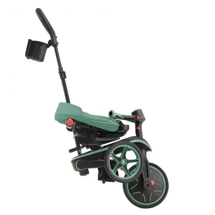 Детска триколка 4 в 1 GLOBBER EXPLORER TRIKE FOLDABLE, сгъваема, цвят маслина, снимка 7