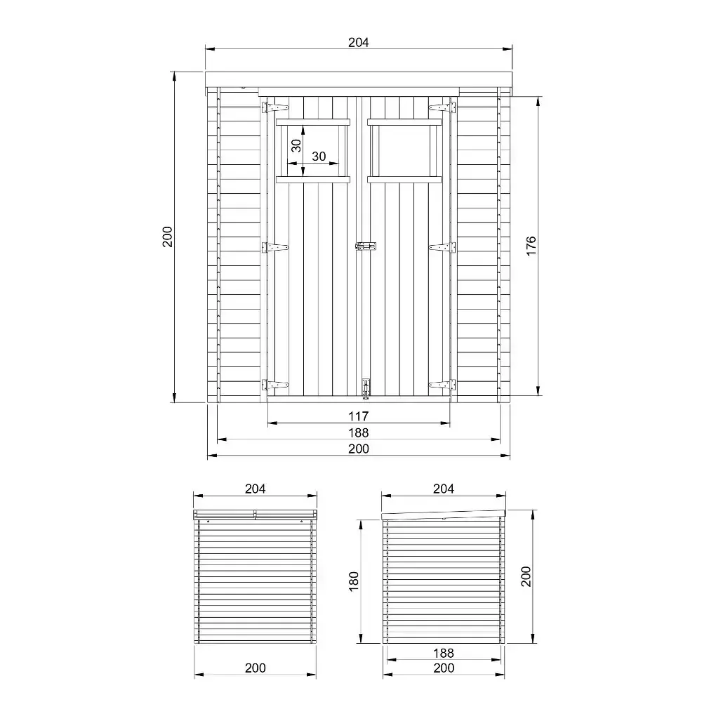 Барака - 200 × 200 см – 4 м², снимка 7
