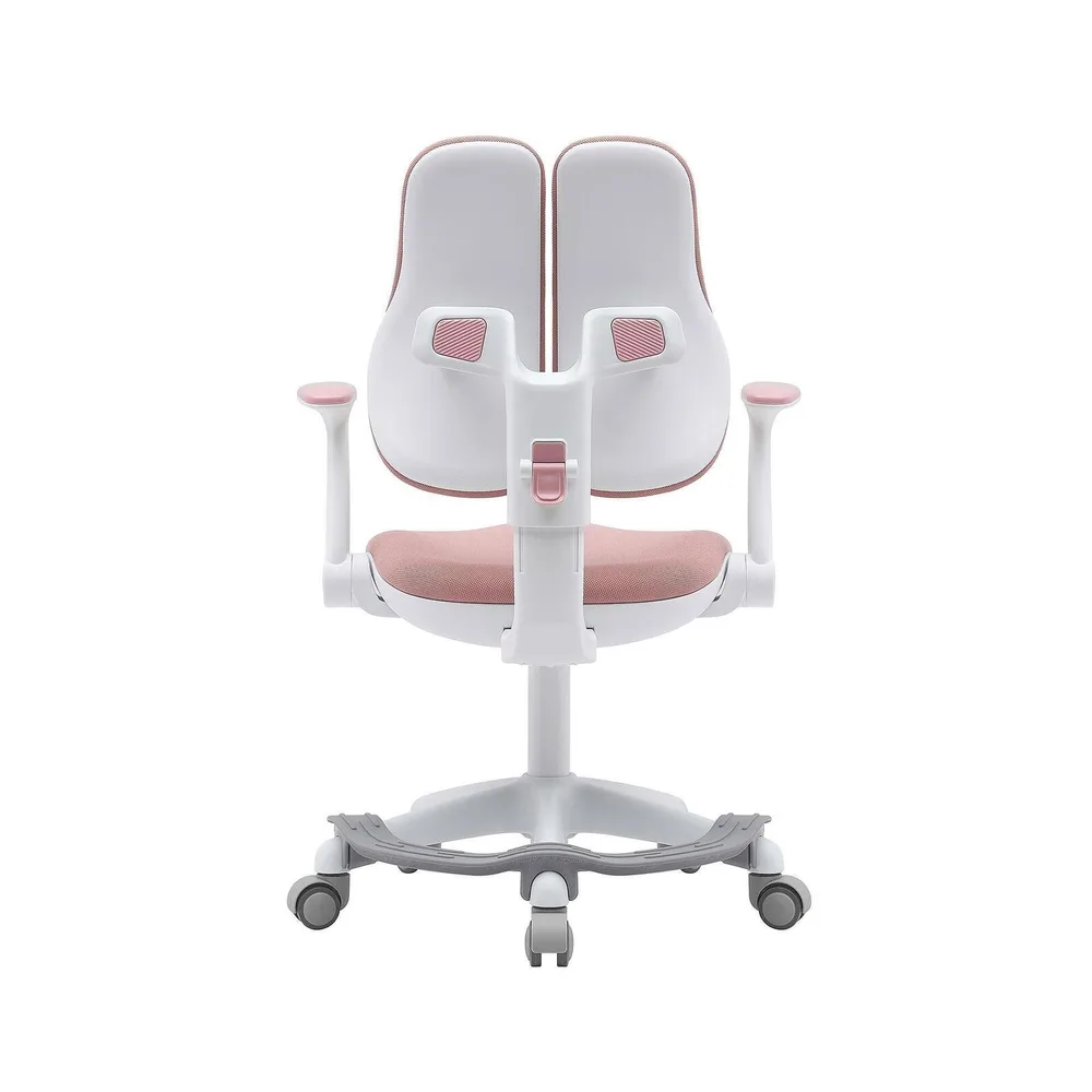 Детски стол RFG Ergo Cute White, текстил, до 100 kg, розов, снимка 4