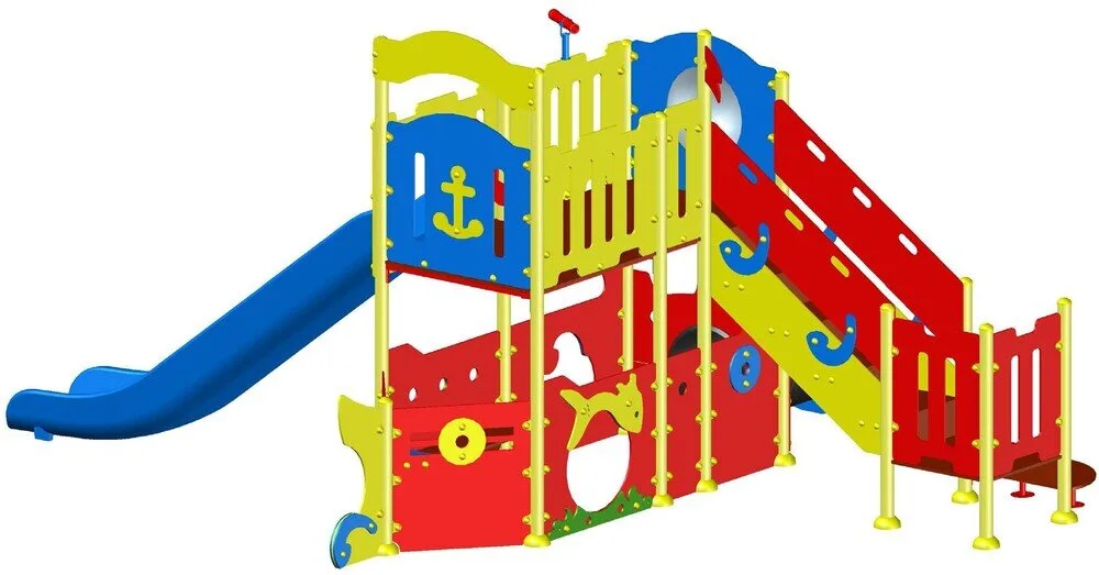 Комбинирано детско съоръжение PIRATE SHIP PS0028