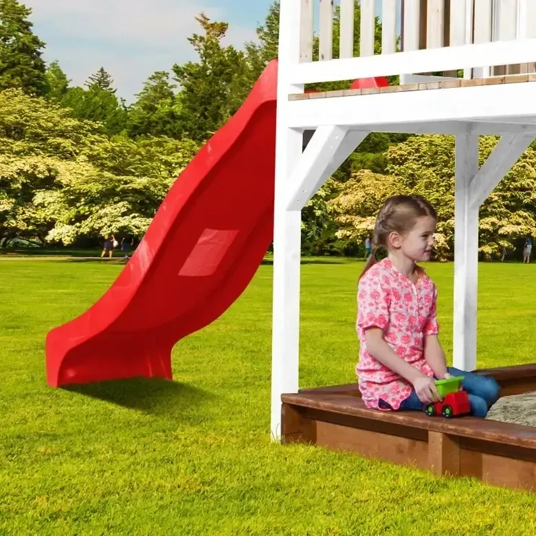 Мега Къща Liam, Axi с катерушка и 1 люлка - Red Slide, снимка 10