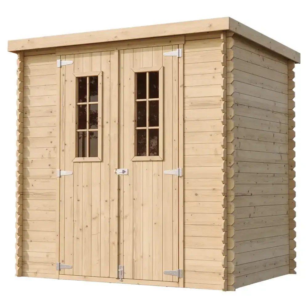 Дървена барака без под – 200 × 130 см – 2 м², снимка 2