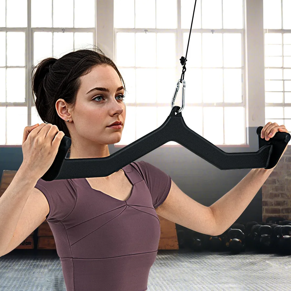 Комплект приставки за горен скрипец (LAT pulldown) за домашен фитнес, снимка 6