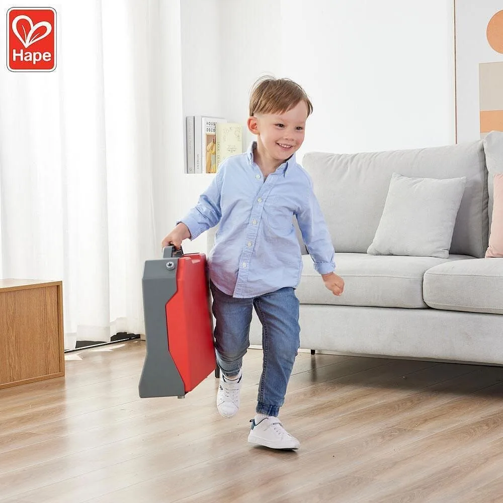Детски игрален комплект, Hape, Многофункционална работна маса, 71 части, снимка 5
