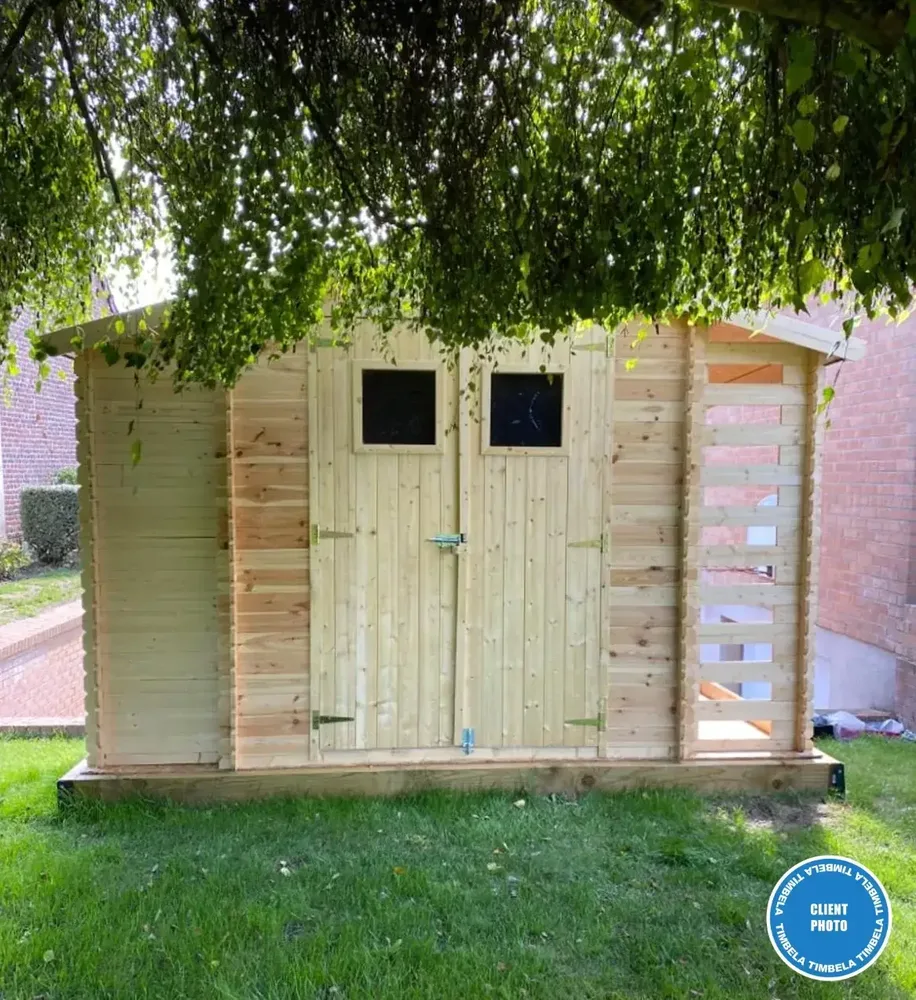 Барака с навес и под - 312 × 200 см – 5 м², снимка 3