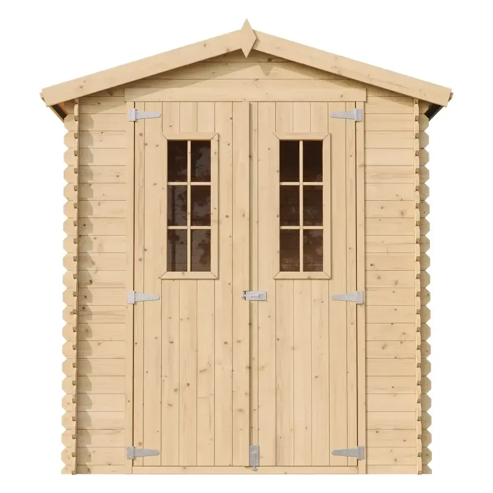 Дървена барака без под – 180 × 130 см – 2 м², снимка 2