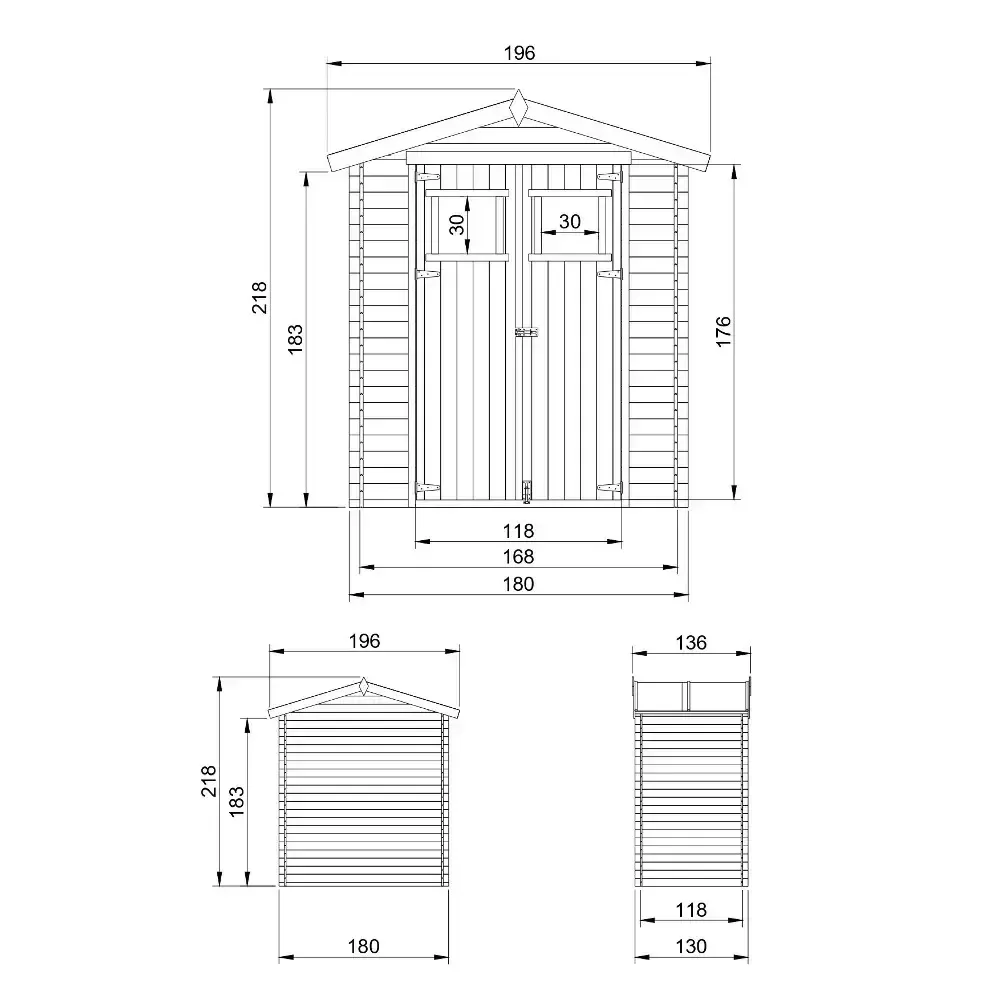 Барака - 180 × 130 см – 2 м², снимка 7