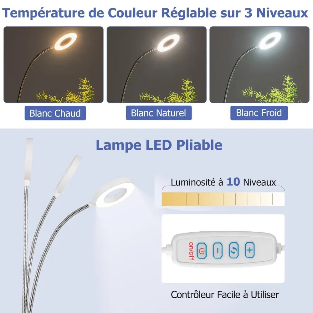 Сгъваема маса за маникюр с прахоуловител, LED лампа и чанта за пренасяне, бяла, снимка 6