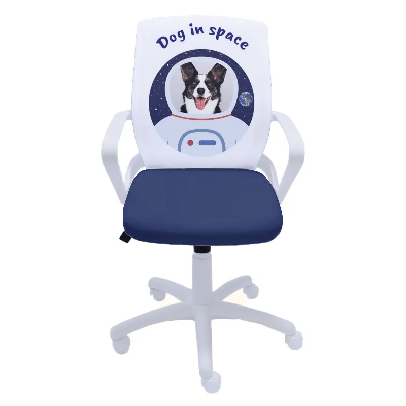 Детски стол Fly White Dog In Space