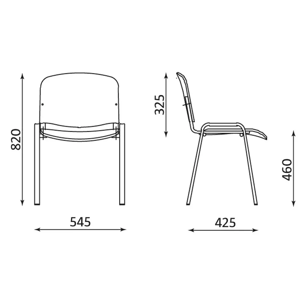 Конферентен стол Iso wood chrome, снимка 4