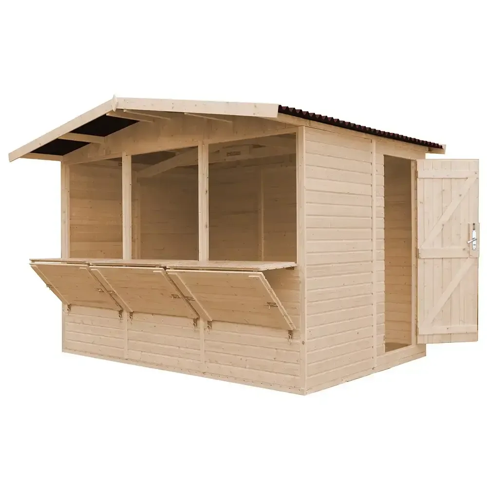 Дървен щанд – 303 × 199 см – 6 м², снимка 4