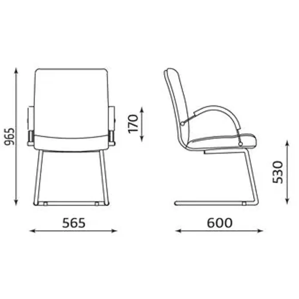 Конферентен стол Nadir Steel CF/LB V, снимка 2