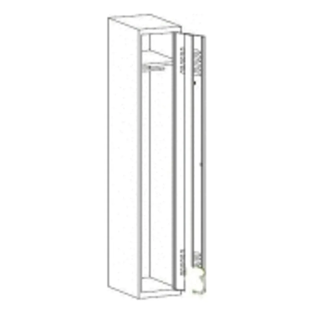 Метален гардероб Sum 410 W – RAL 7035 Light grey MALOW, снимка 5