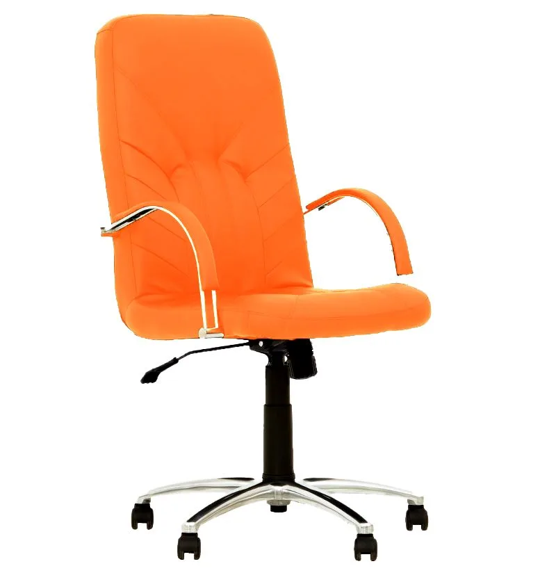 Мениджърски стол Manager Steel V – оранжев (V83)