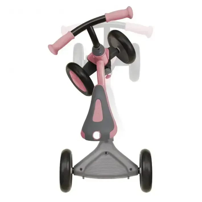 Колело за баланс Globber Learning bike 3 в 1 Deluxe – пастелно розово, снимка 6