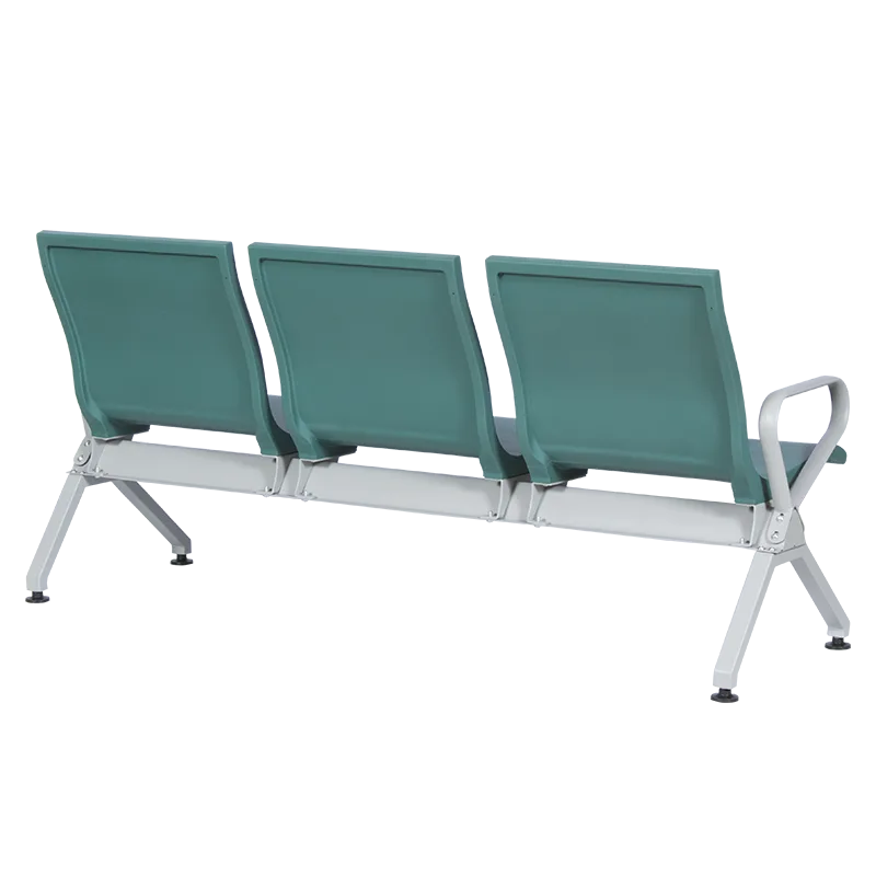 Посетителска пейка с 3 места Carmen CR-1037-3 - зелена, снимка 5